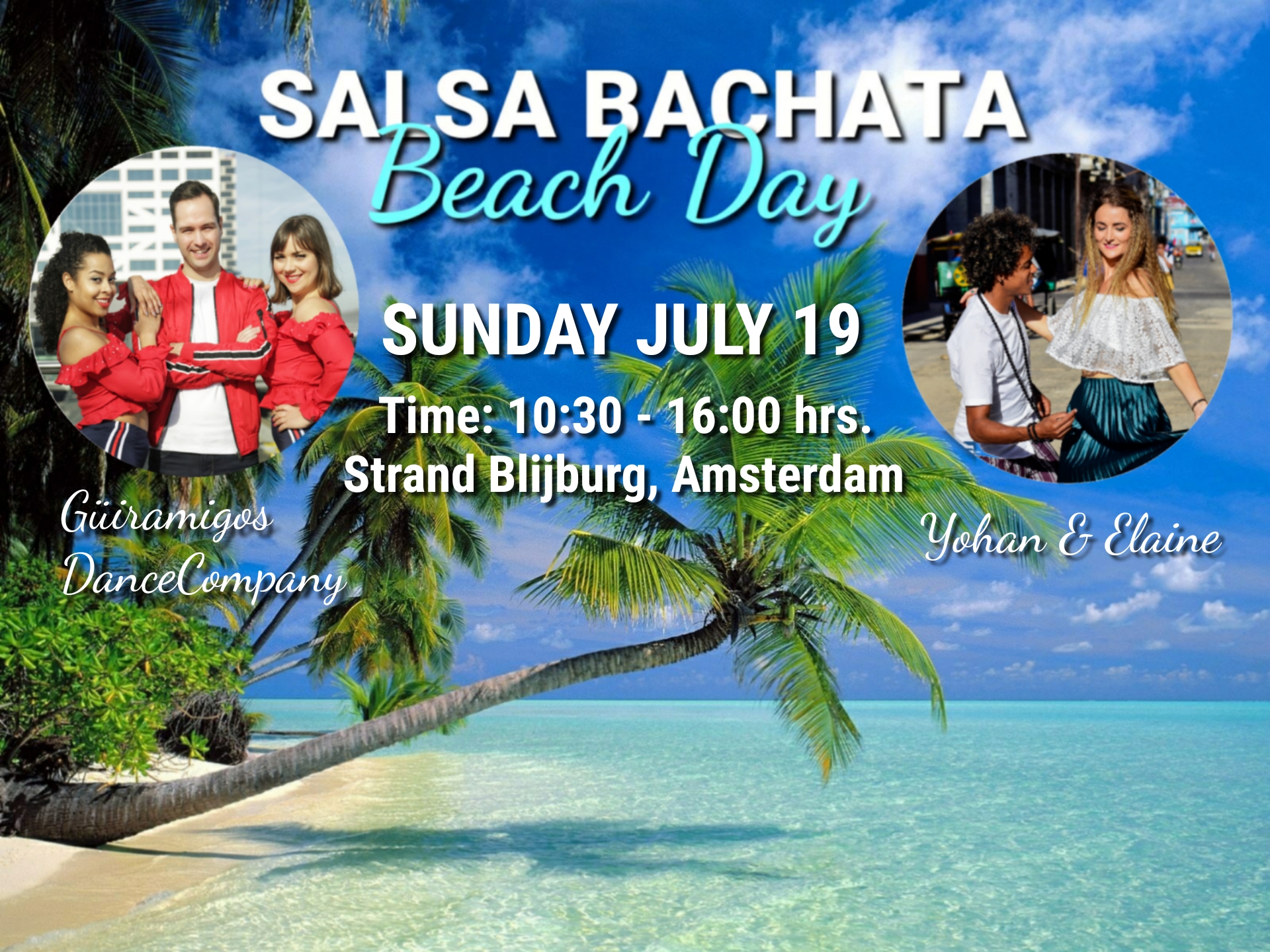 Salsa Bachata Beach Day Header